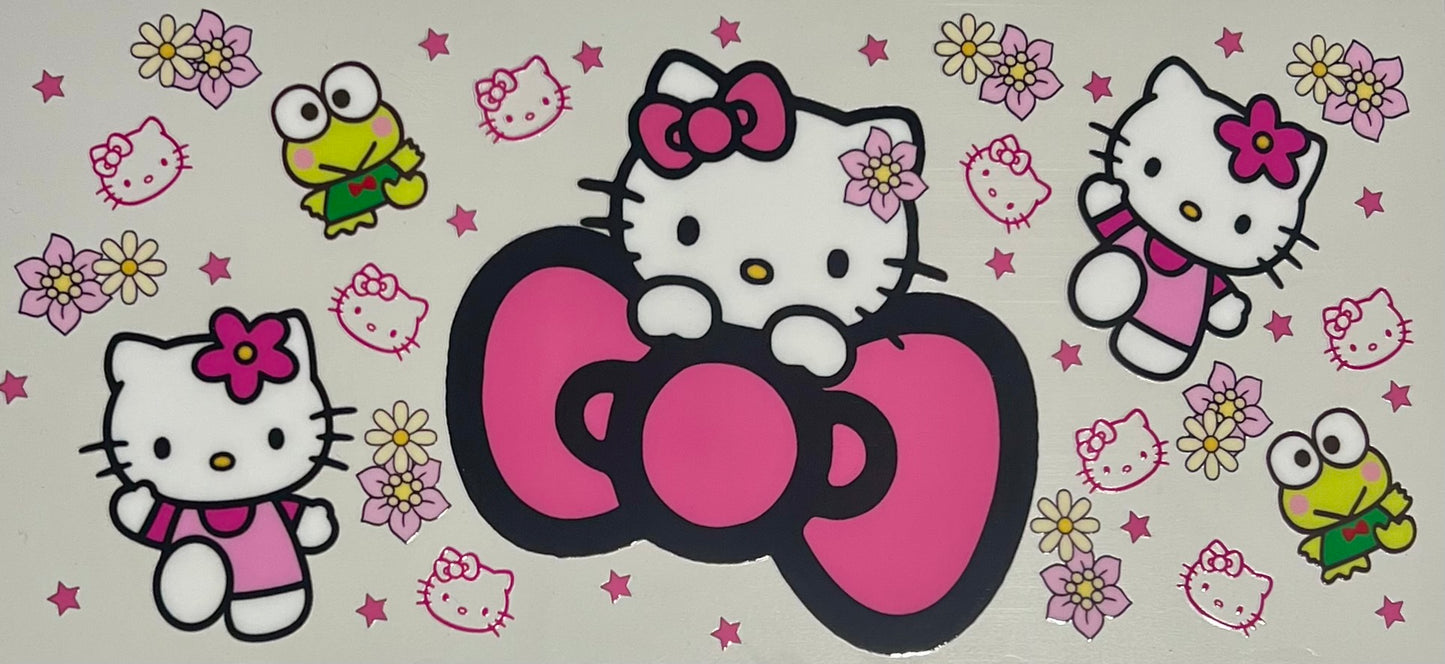 Hello kitty with flowers