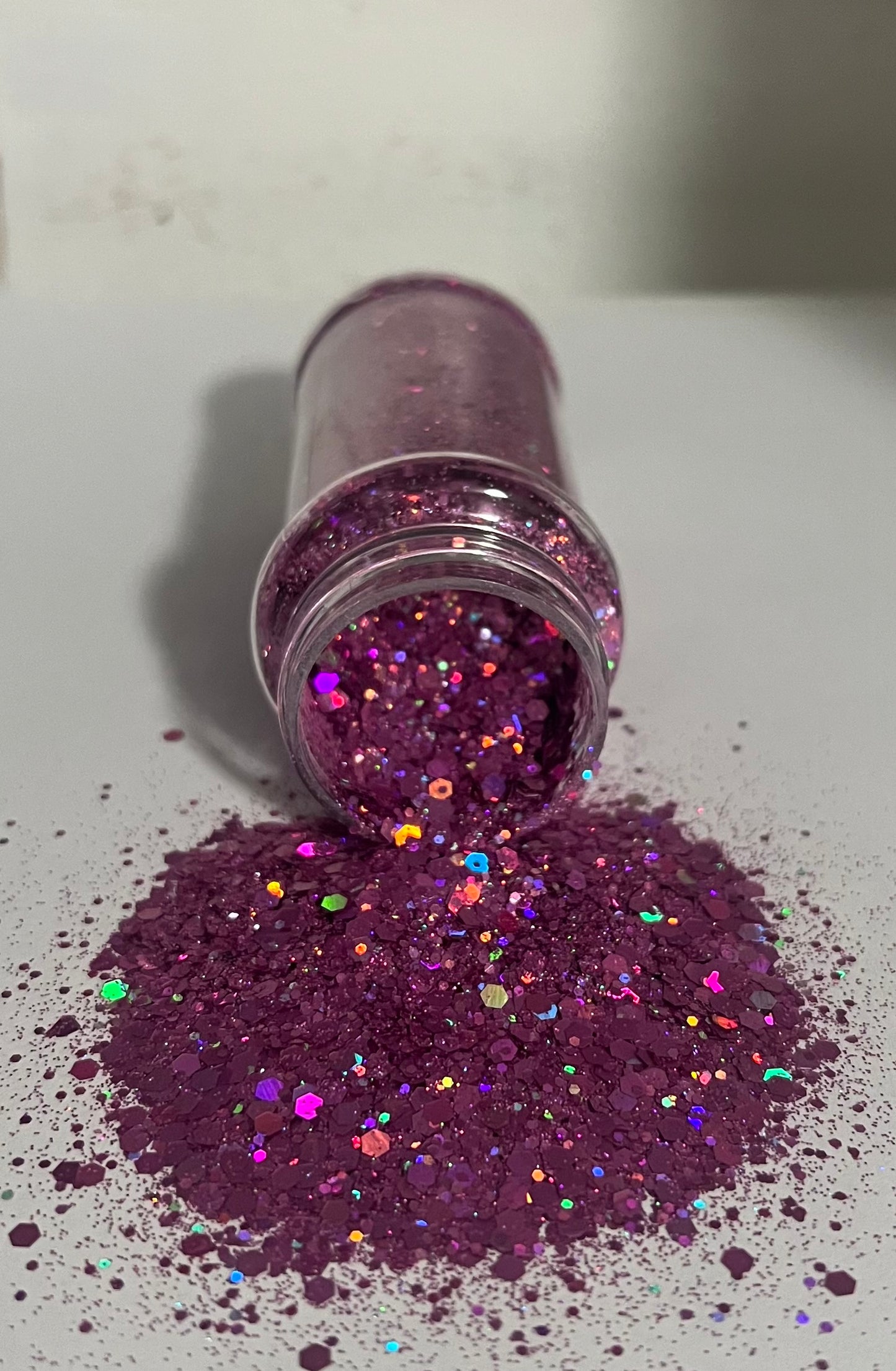 Light purple pink holographic glitter