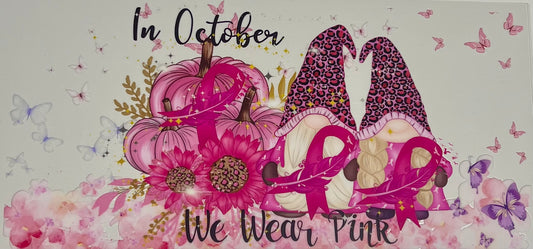 In October we wear pink