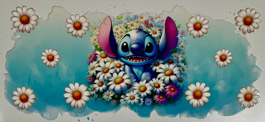 Stitch with daisies