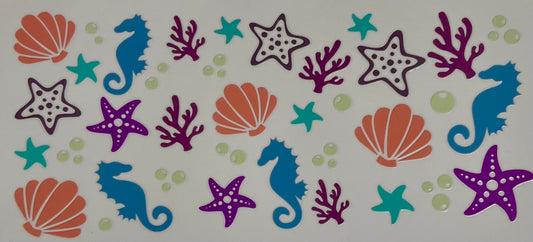Seashells and seahorses