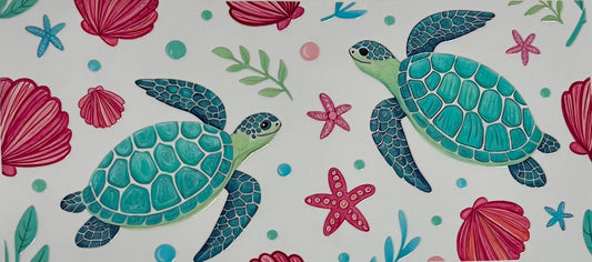 Turtles and seashells