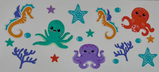 Octopus and seahorses