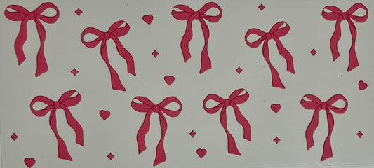 Pink long bows
