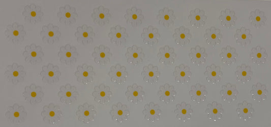 White and yellow flowers