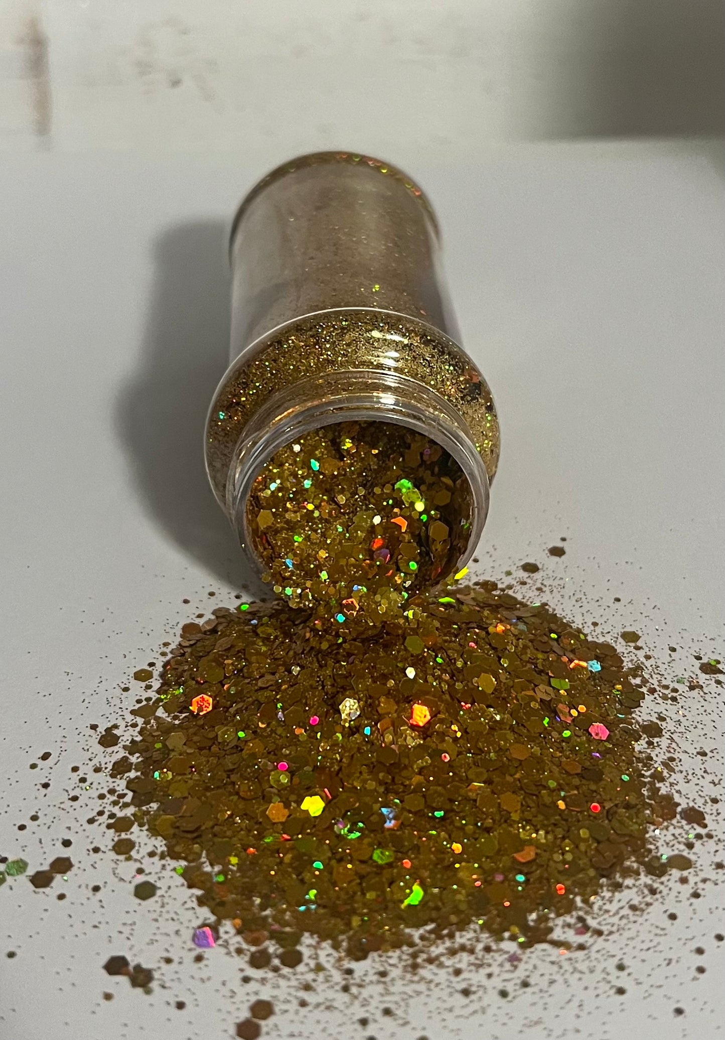 Gold holographic glitter